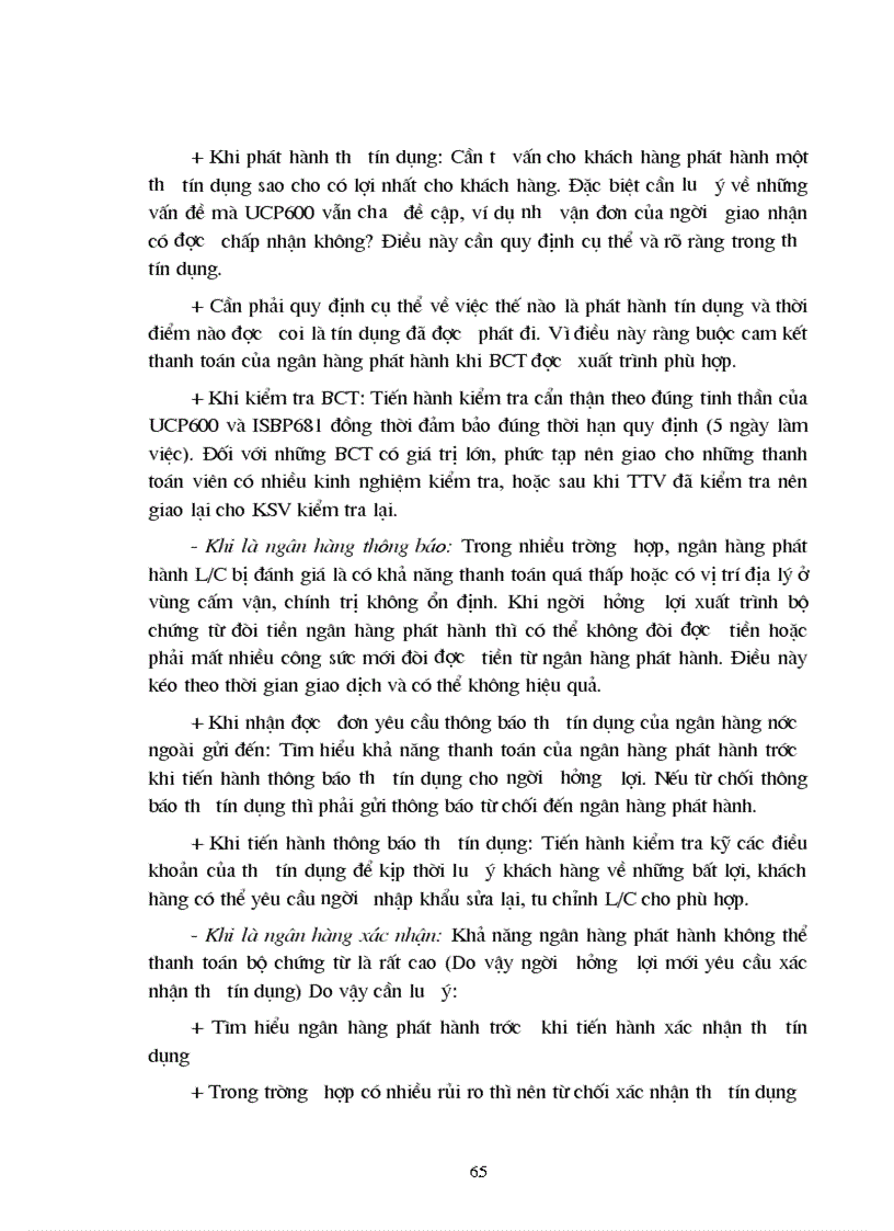image for page Ứng dụng thực tế của UCP 600 và ISBP 681 trong việc tạo lập và kiểm tra bộ chứng từ thanh toán theo phương thức tín dụng chứng từ tại một số ngân hàng