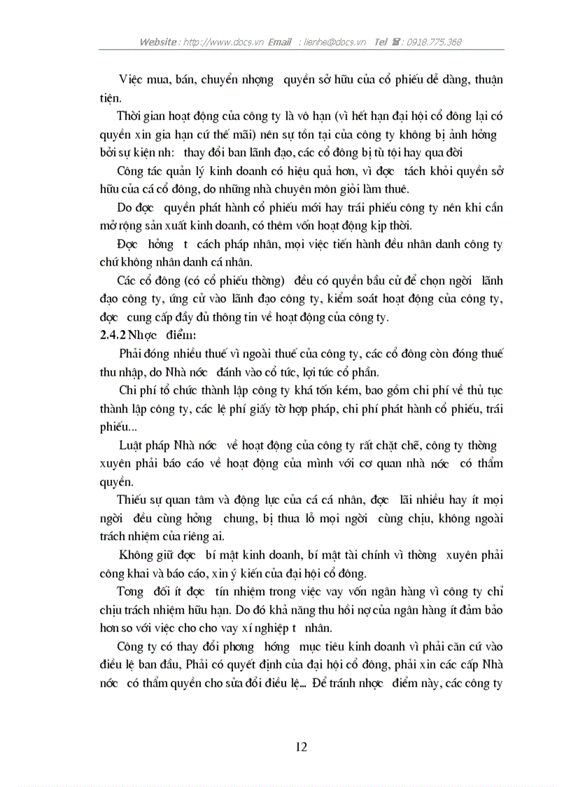 image for page Vai trò của C ty CP trên thị trường CK