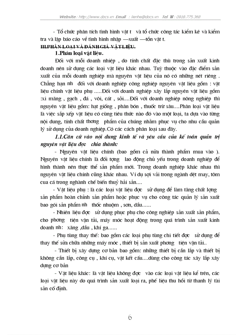image for page Tổ chức công tác kế toán nguyên vật liệu và tình hình quản lý sử dụng nguyên vật liệu tại công ty xây dựng Sông Đà số 2