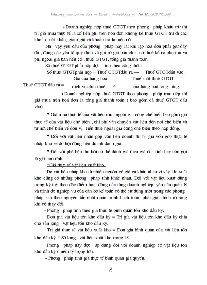image for page Tổ chức công tác kế toán nguyên vật liệu và tình hình quản lý sử dụng nguyên vật liệu tại công ty xây dựng Sông Đà số 2