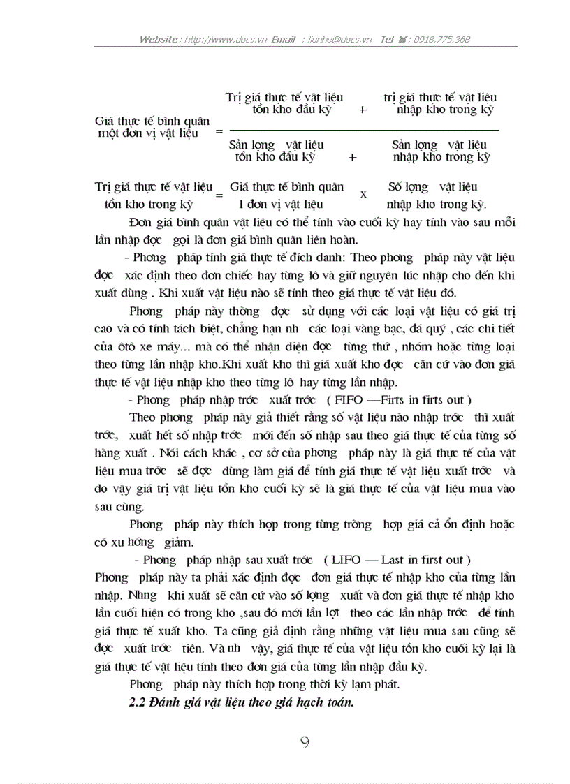 image for page Tổ chức công tác kế toán nguyên vật liệu và tình hình quản lý sử dụng nguyên vật liệu tại công ty xây dựng Sông Đà số 2