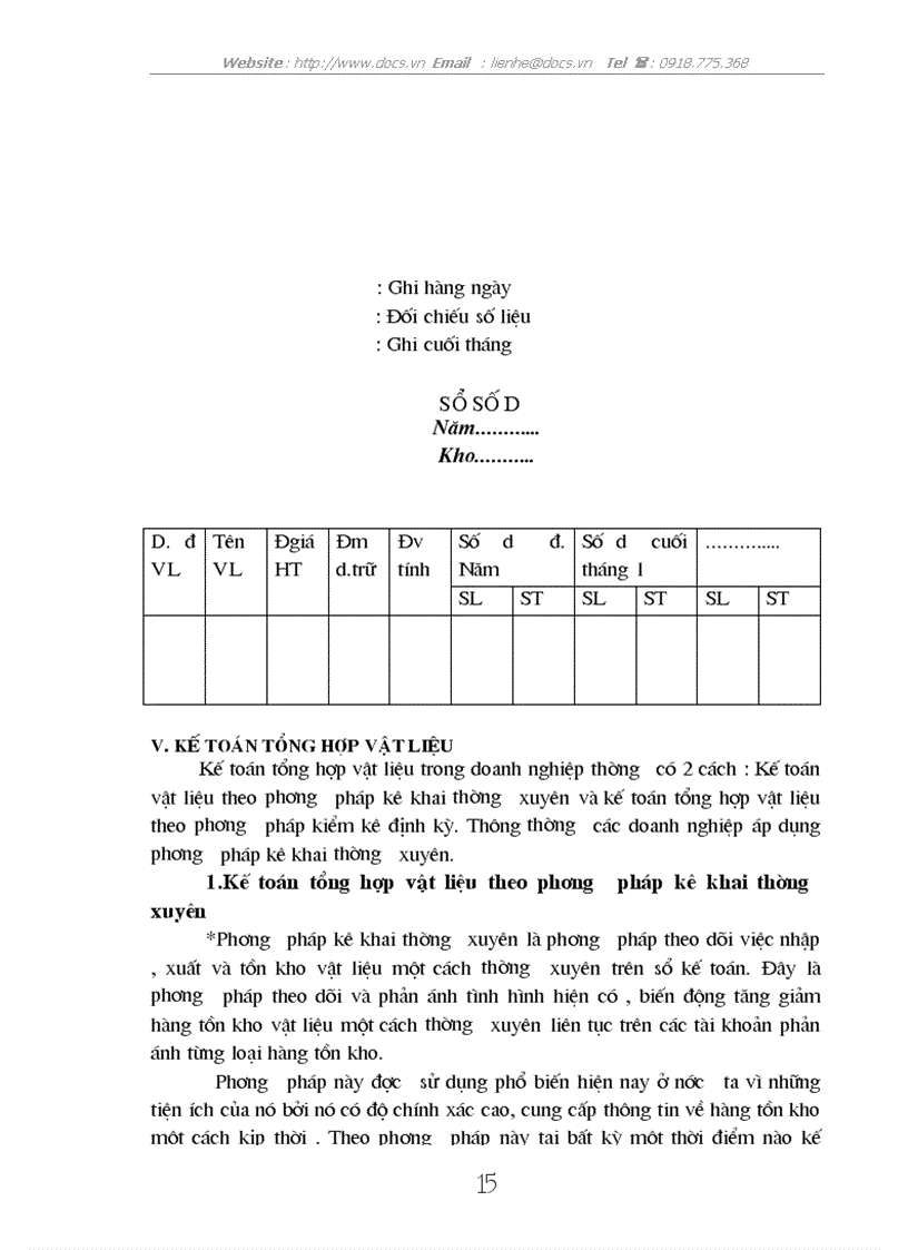 image for page Tổ chức công tác kế toán nguyên vật liệu và tình hình quản lý sử dụng nguyên vật liệu tại công ty xây dựng Sông Đà số 2