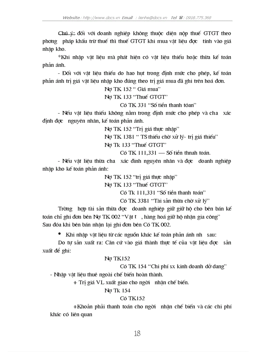 image for page Tổ chức công tác kế toán nguyên vật liệu và tình hình quản lý sử dụng nguyên vật liệu tại công ty xây dựng Sông Đà số 2