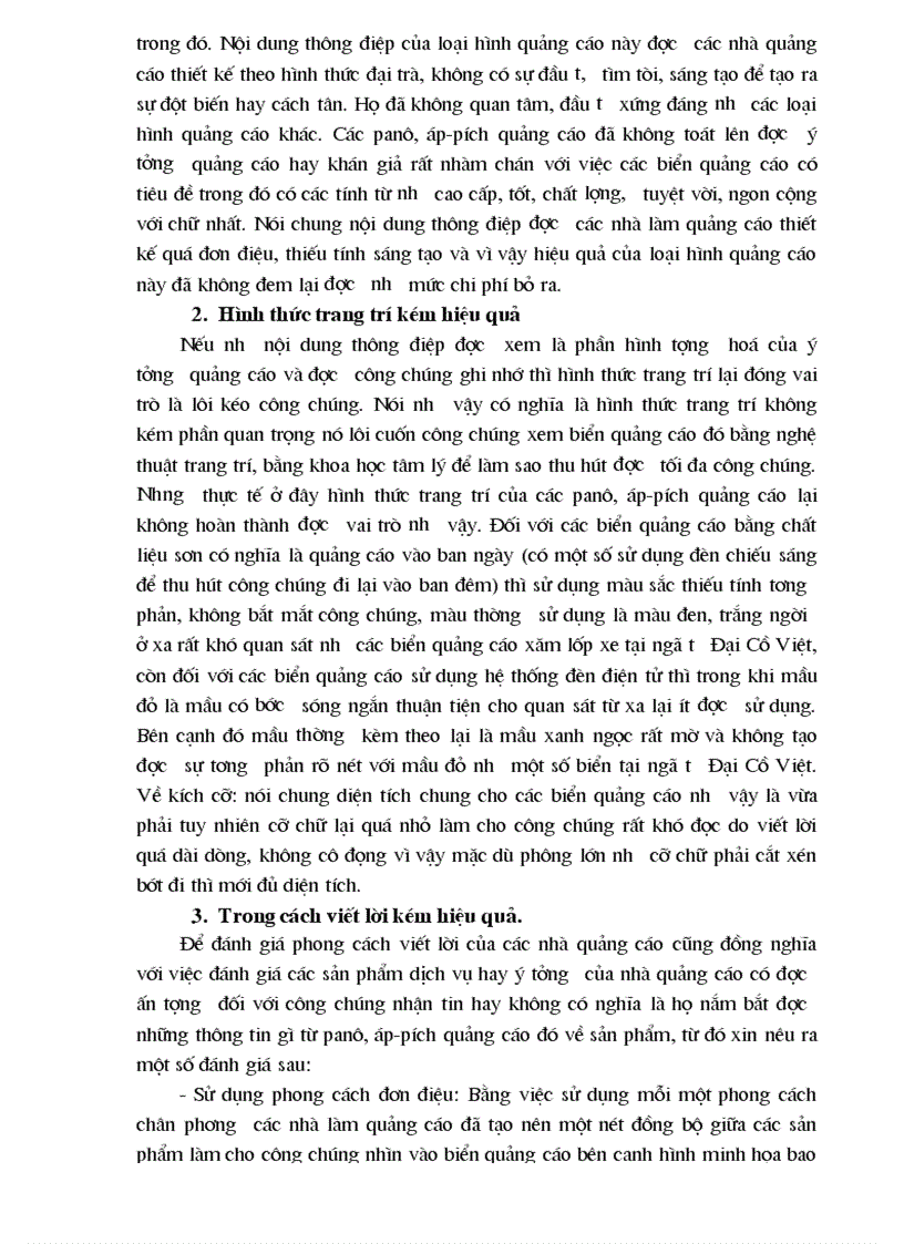 image for page Vấn đề về việc thực hiện bằng thông điệp quảng cáo Panô áp pích