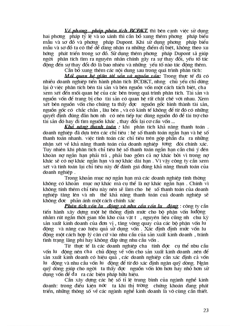 image for page Phương pháp lập P tích BCTC trong các doanh nghiệp VN