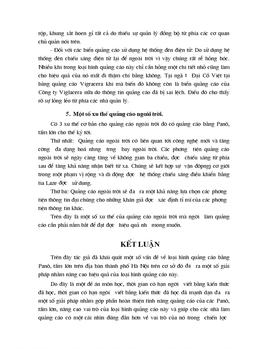 image for page Thực trạng về việc thực hiện nội dung thông điệp quảng cáo bằng Panô tấm lớn