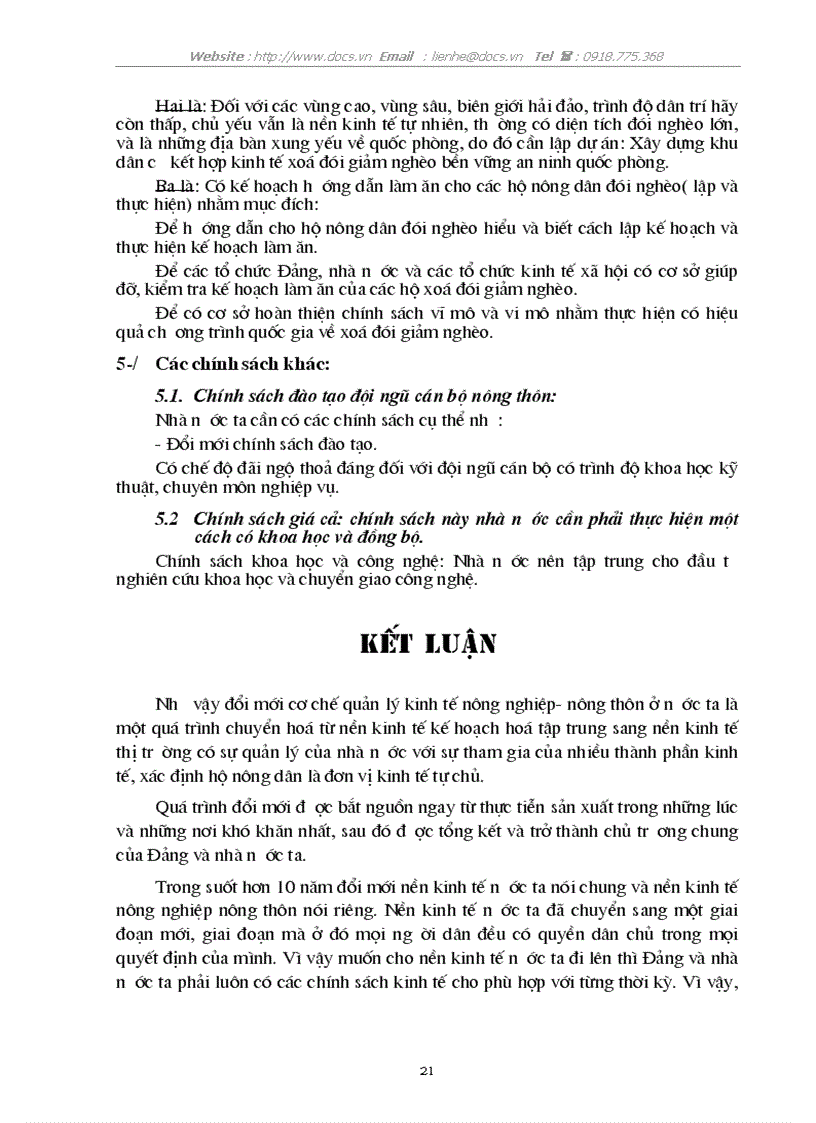image for page Các chính sách cơ bản của Chính phủ để phát triển nông nghiệp nông thôn trong giai đoạn hiện nay