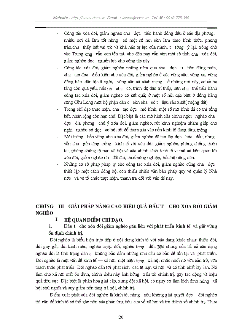 image for page 1số vấn đề về đầu tư xóa đói giảm nghèo ở VN