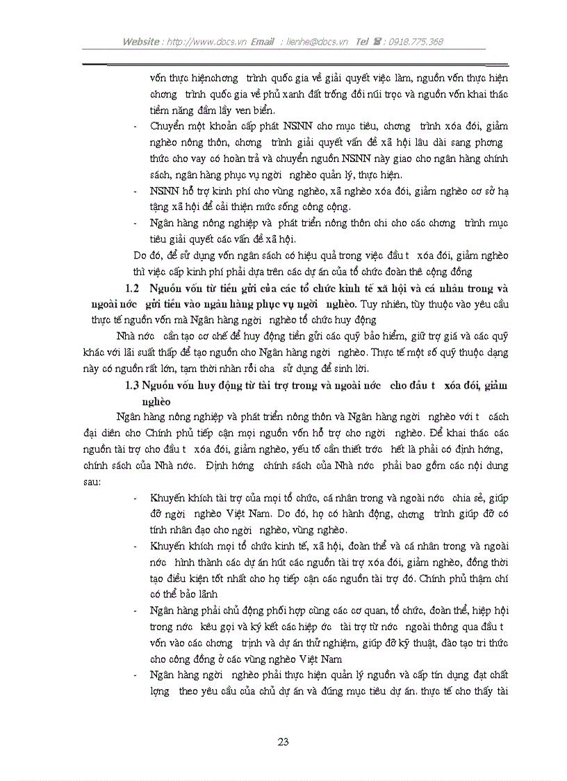 image for page 1số vấn đề về đầu tư xóa đói giảm nghèo ở VN