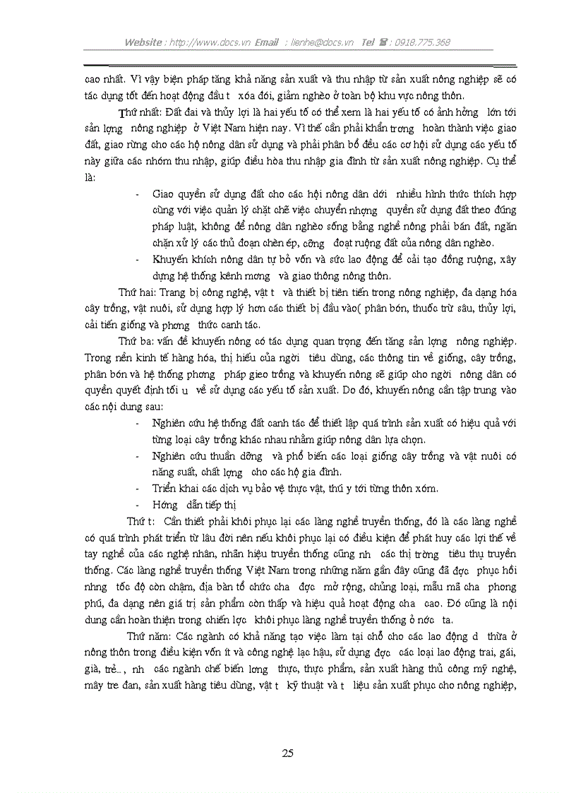 image for page 1số vấn đề về đầu tư xóa đói giảm nghèo ở VN