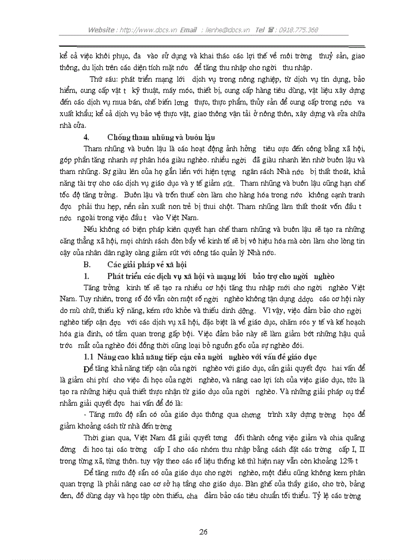 image for page 1số vấn đề về đầu tư xóa đói giảm nghèo ở VN