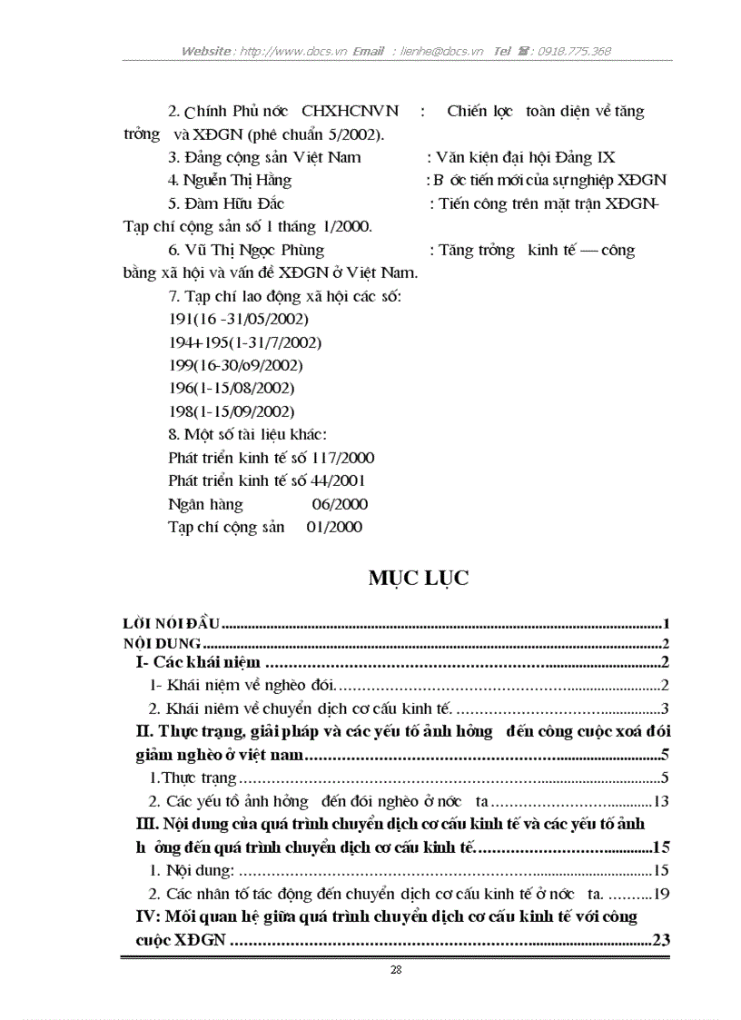 image for page Quá trình chuyển dịch cơ cấu kinh tế đến công cuộc xoá đói giảm nghèo của đất nước