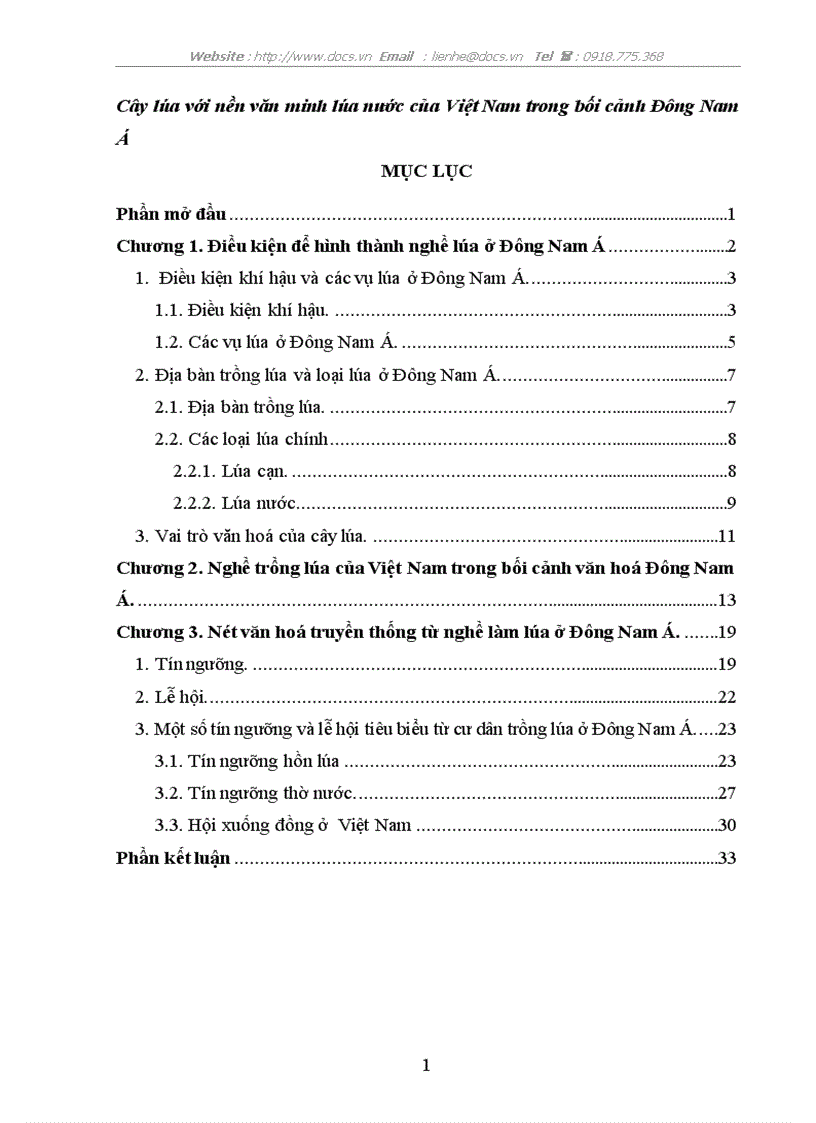 image for page Cây lúa với nền văn minh lúa nước của Việt Nam trong bối cảnh Đông Nam Á