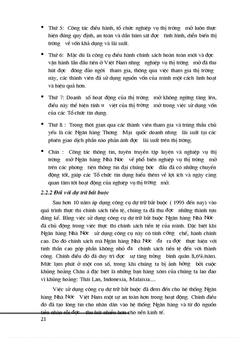 image for page Hiệu quả sử dụng các công cụ chính sách tiền tệ của NHNN VN thập kỷ 90 những năm đầu TK 2