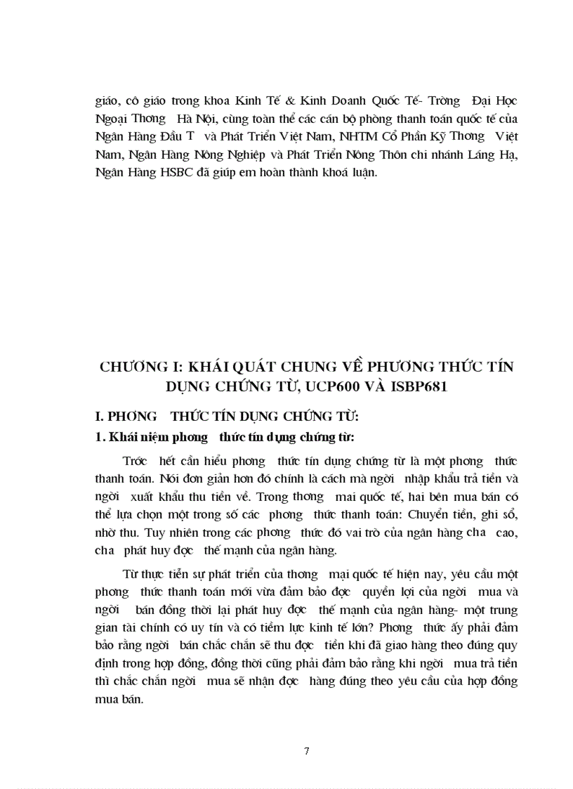 image for page Ứng dụng thực tế của UCP 600 isbp 681 trong tạo lập kiểm tra bộ chứng từ thanh toán theo PT tín dụng chứng từ