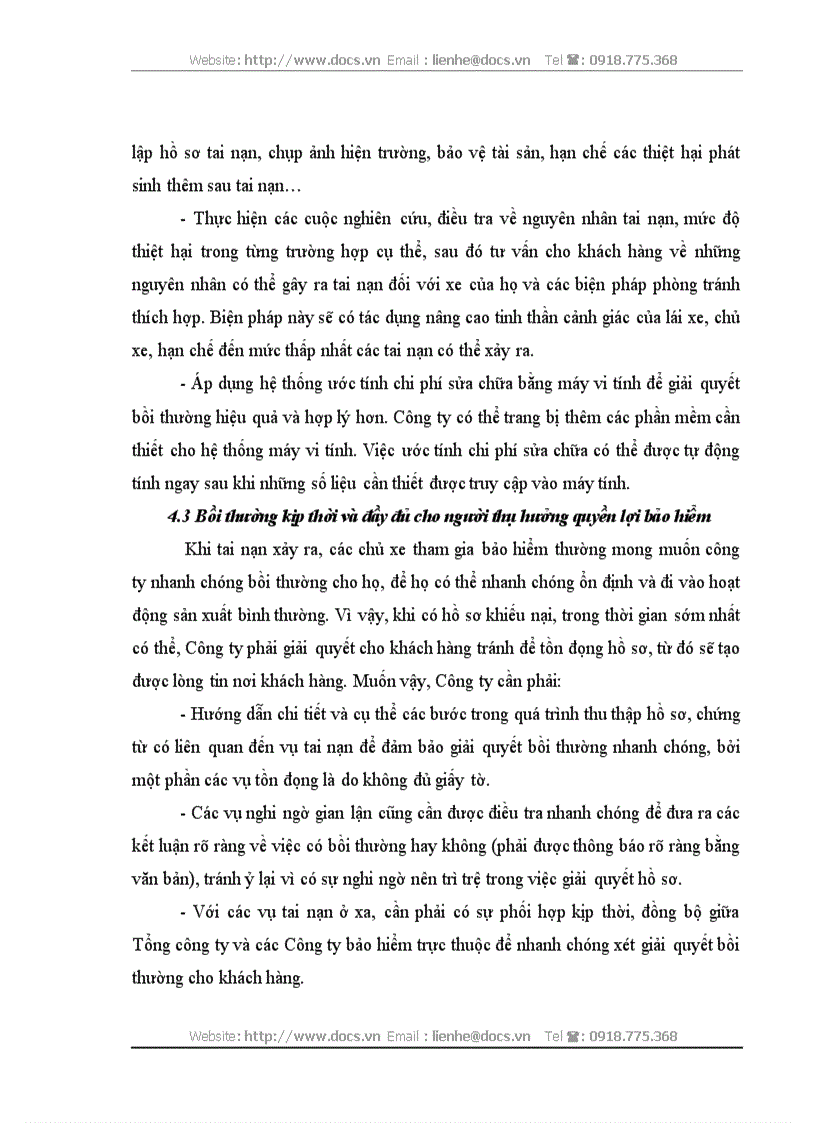 image for page Công tác giám định bồi thường tổn thất nghiệp vụ bảo hiểm vật chất xe cơ giới tại C ty CP bảo hiểm Petrolimex