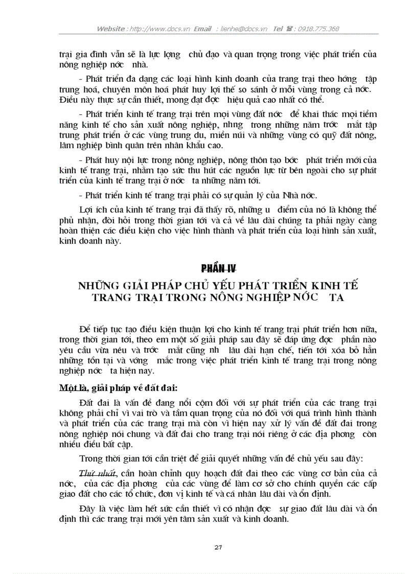 image for page Thực trạng giải pháp phát triển kinh tế trang trại ở nước ta