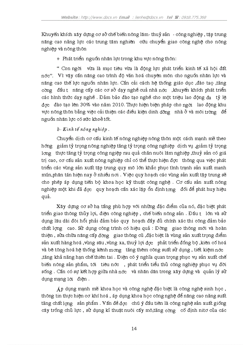 image for page Sự cần thiết và giải pháp cơ bản để phát triển kinh tế nông thôn ở nước ta trong thời kì quá độ lên chủ nghĩa xã hội