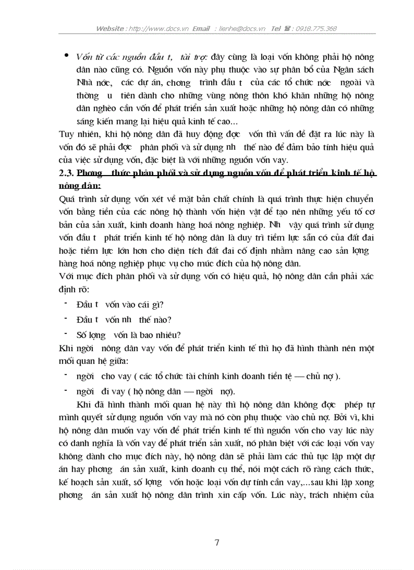 image for page Kinh tế hộ nông dân và nguồn vốn để phát triển kinh tế hộ nông dân