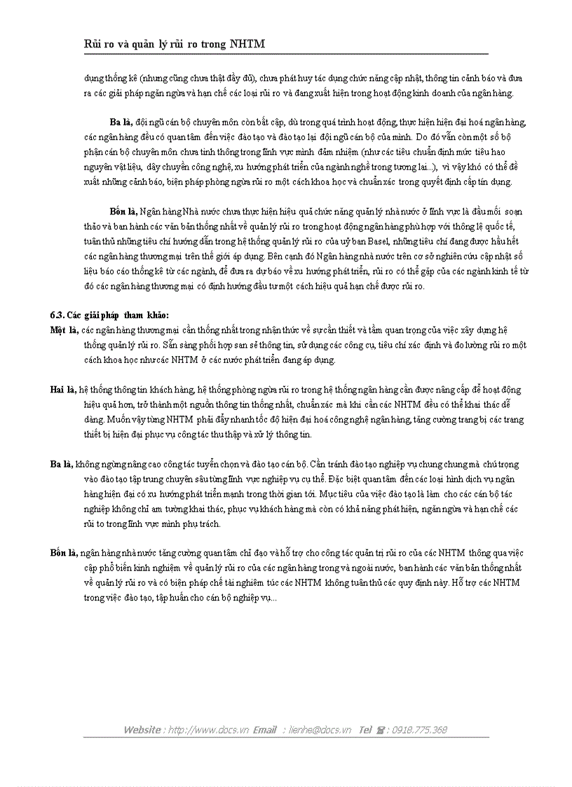 image for page Rủi ro quản lý rủi ro trong NHTM