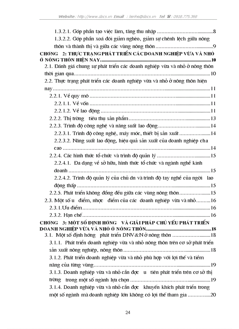 image for page Một số phương hướng và phát triển dn vừa và nhỏ ở khu vực nông thôn