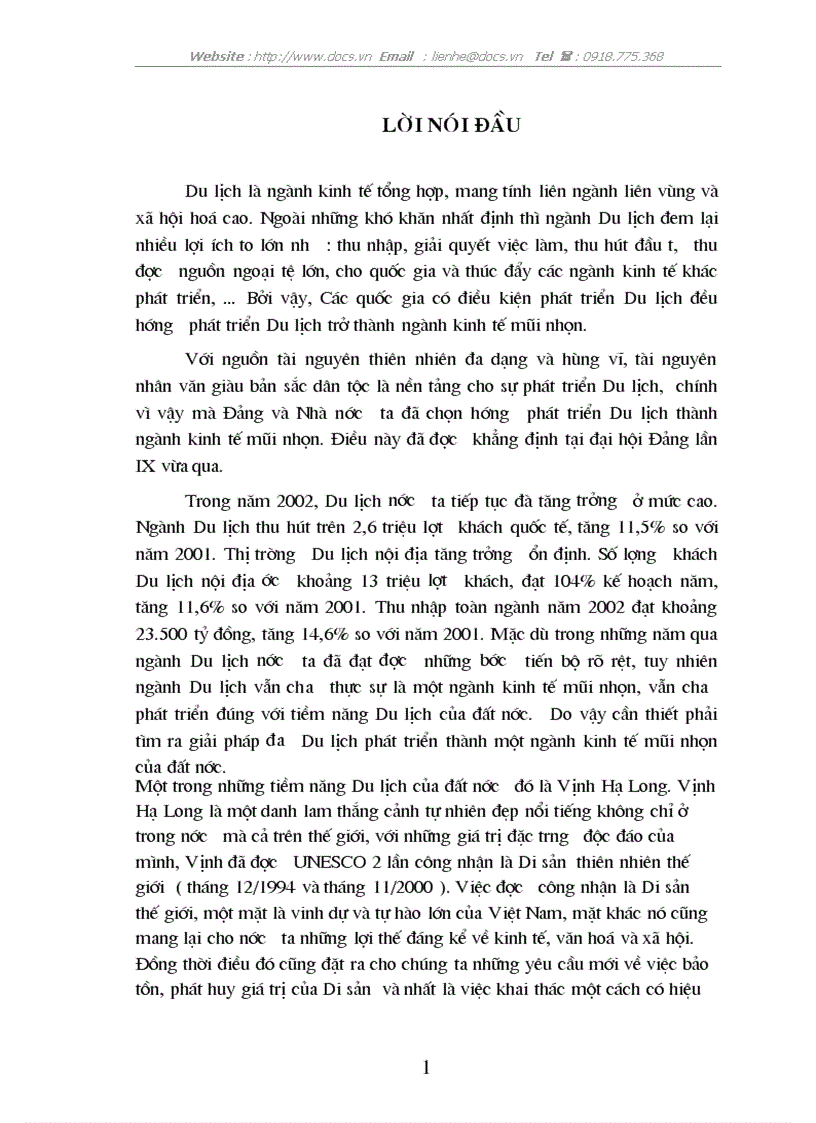 image for page Tìm hiểu tài nguyên du lịch tại Hạ Long