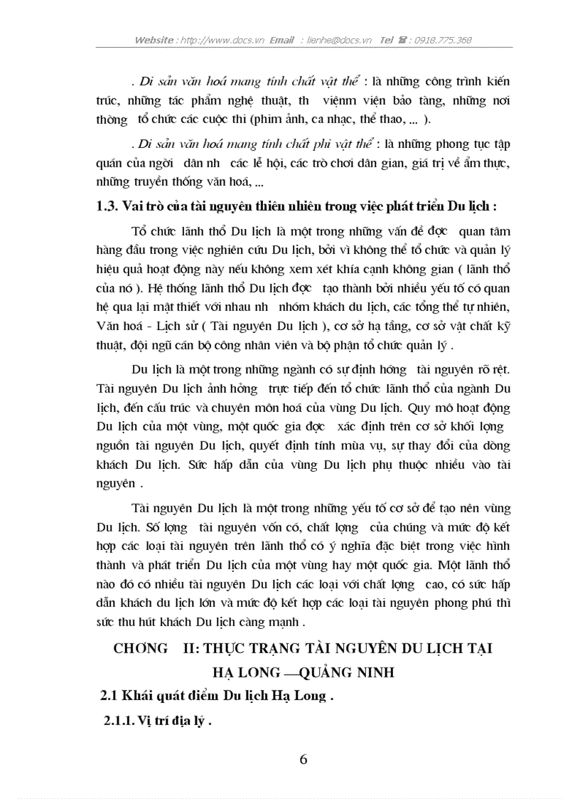 image for page Tìm hiểu tài nguyên du lịch tại Hạ Long