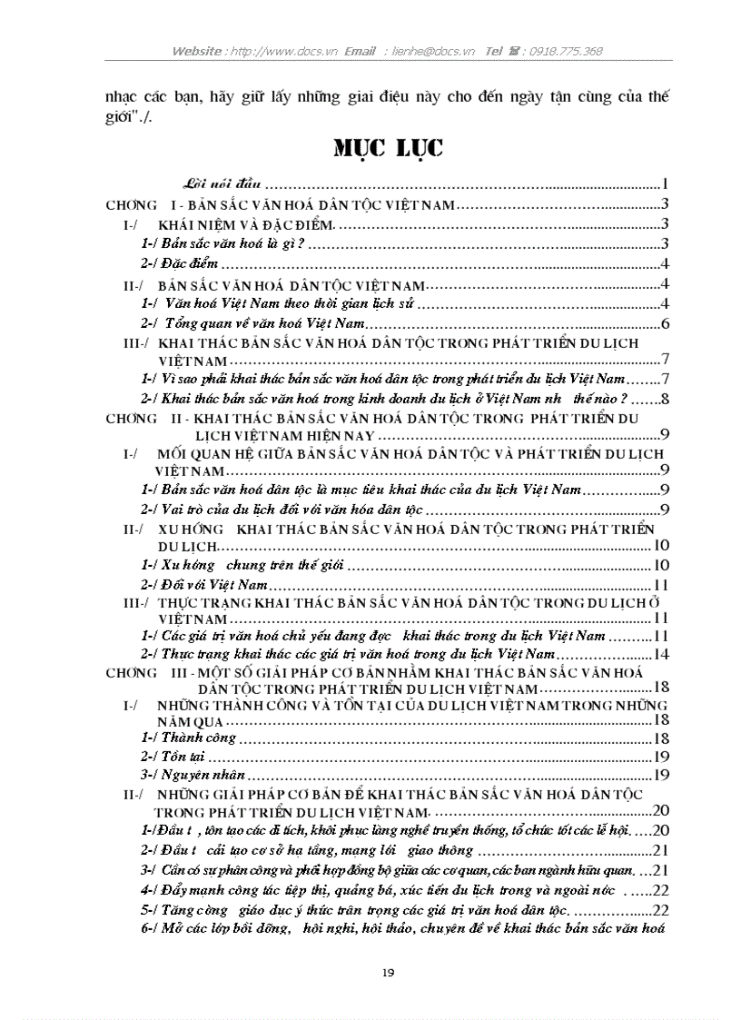 image for page Một số giải pháp cơ bản nhằm khai thác bản sắc văn hoá dân tộc trong phát triển du lịch VN