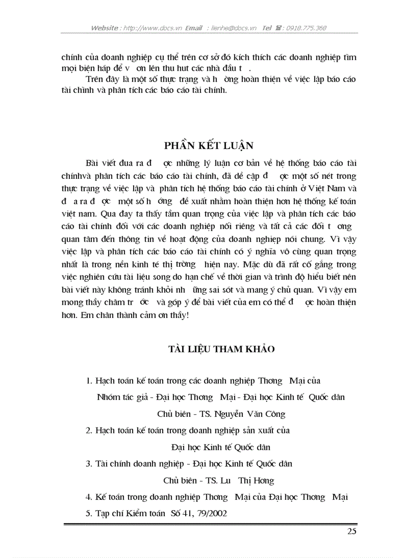 image for page Hoàn thiện việc lập P tích hệ thống các BCTC trong các doanh nghiệp VN