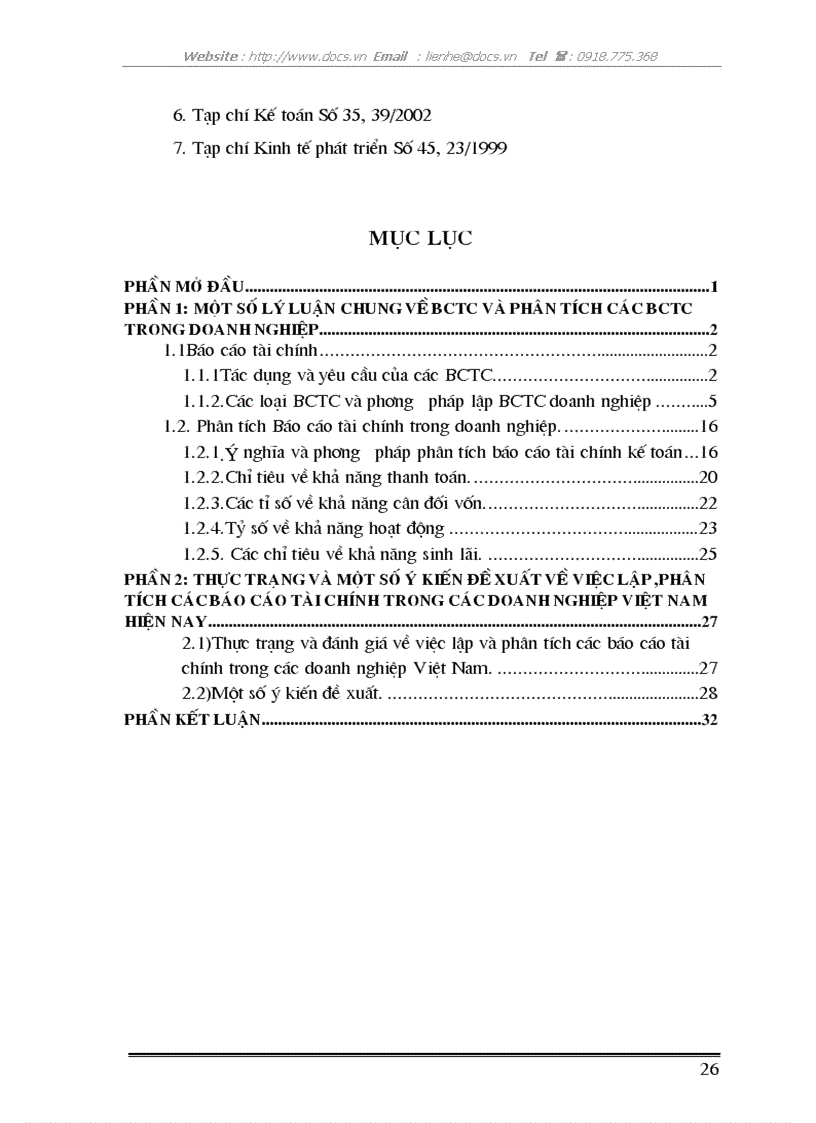 image for page Hoàn thiện việc lập P tích hệ thống các BCTC trong các doanh nghiệp VN
