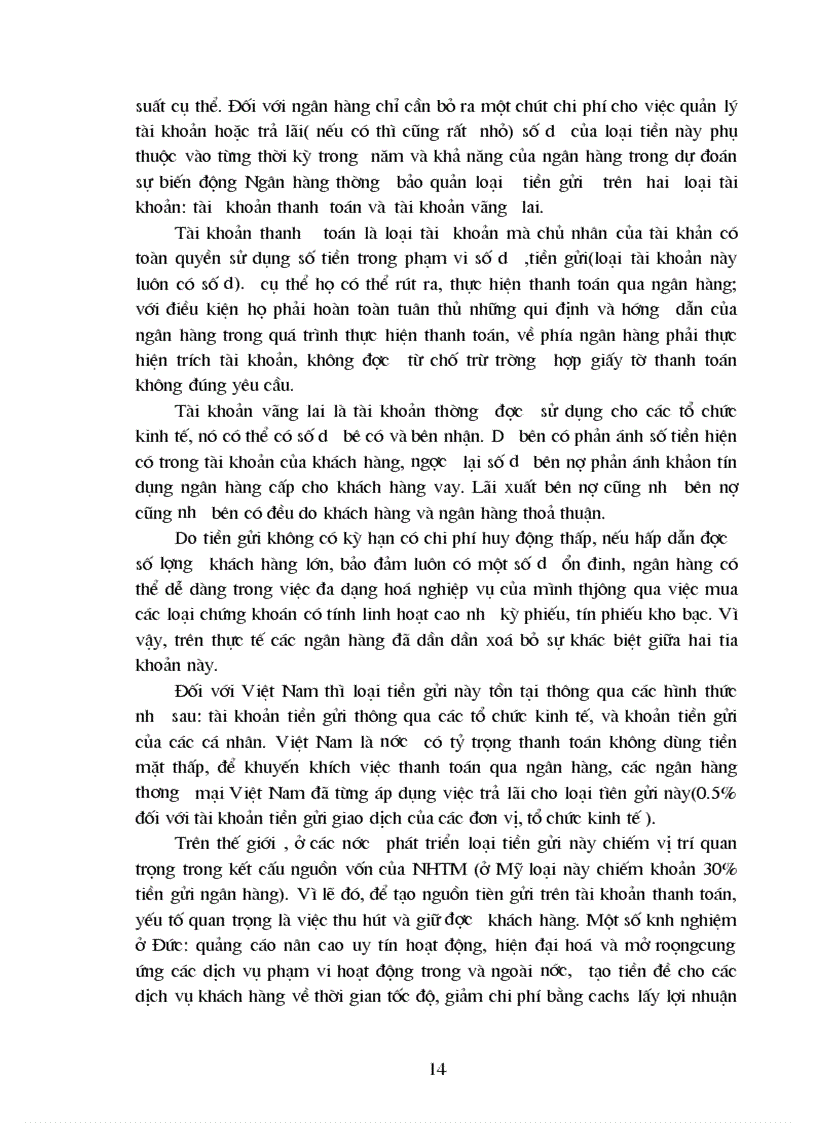 image for page Nghiệp vụ huy động vốn của Ngân hàng thương mại