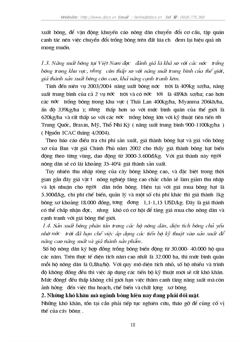 image for page Đảm bảo nguồn nguyên liệu bông tự nhiên trong nước cho công nghiệp dệt may