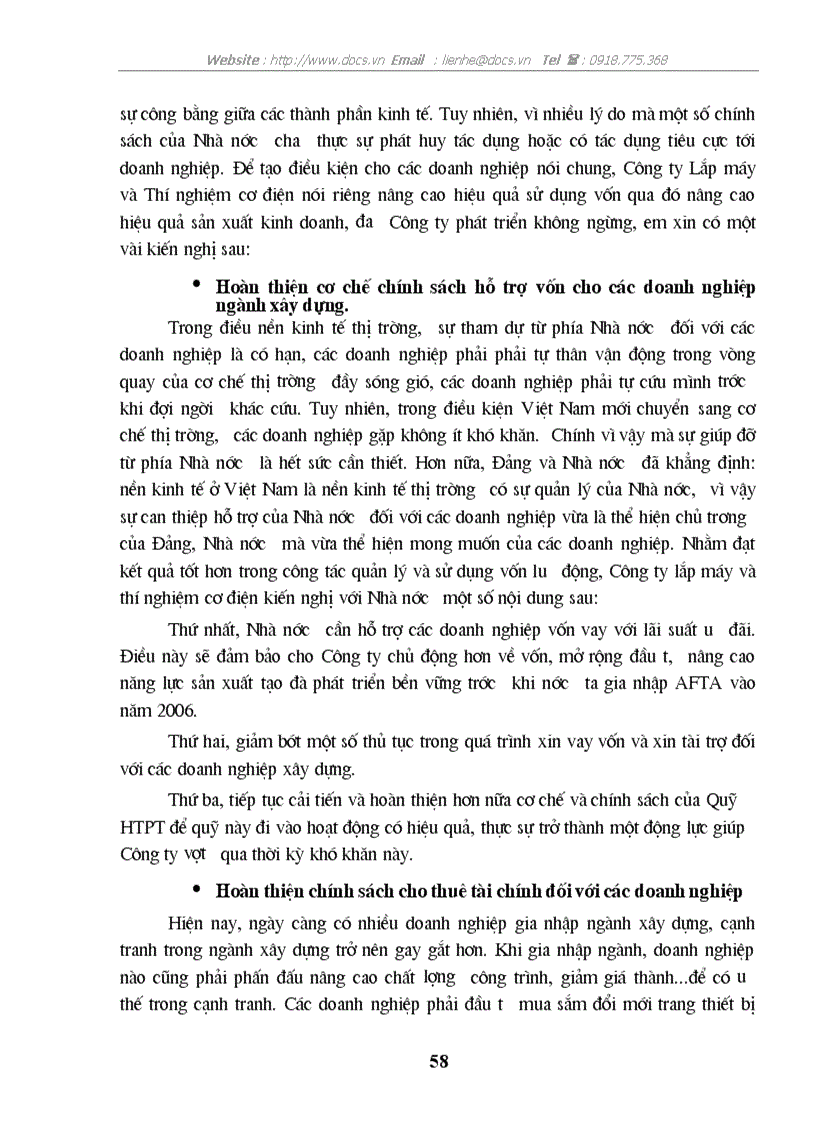 image for page Nâng cao hiệu quả sử dụng VLĐ tại C ty lắp máy thí nghiệm cơ điện