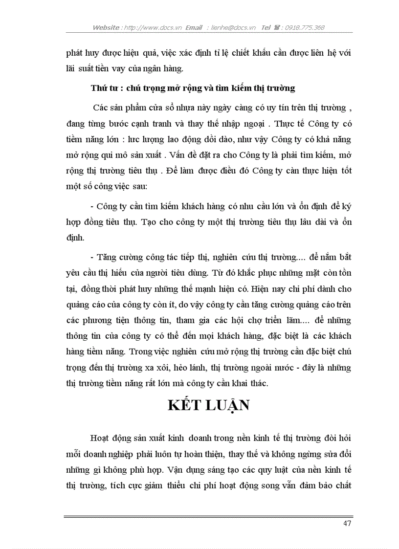 image for page Nâng cao hiệu quả sử dụng vốn tại C ty Cửa sổ nhựa Châu Âu Eurowindow