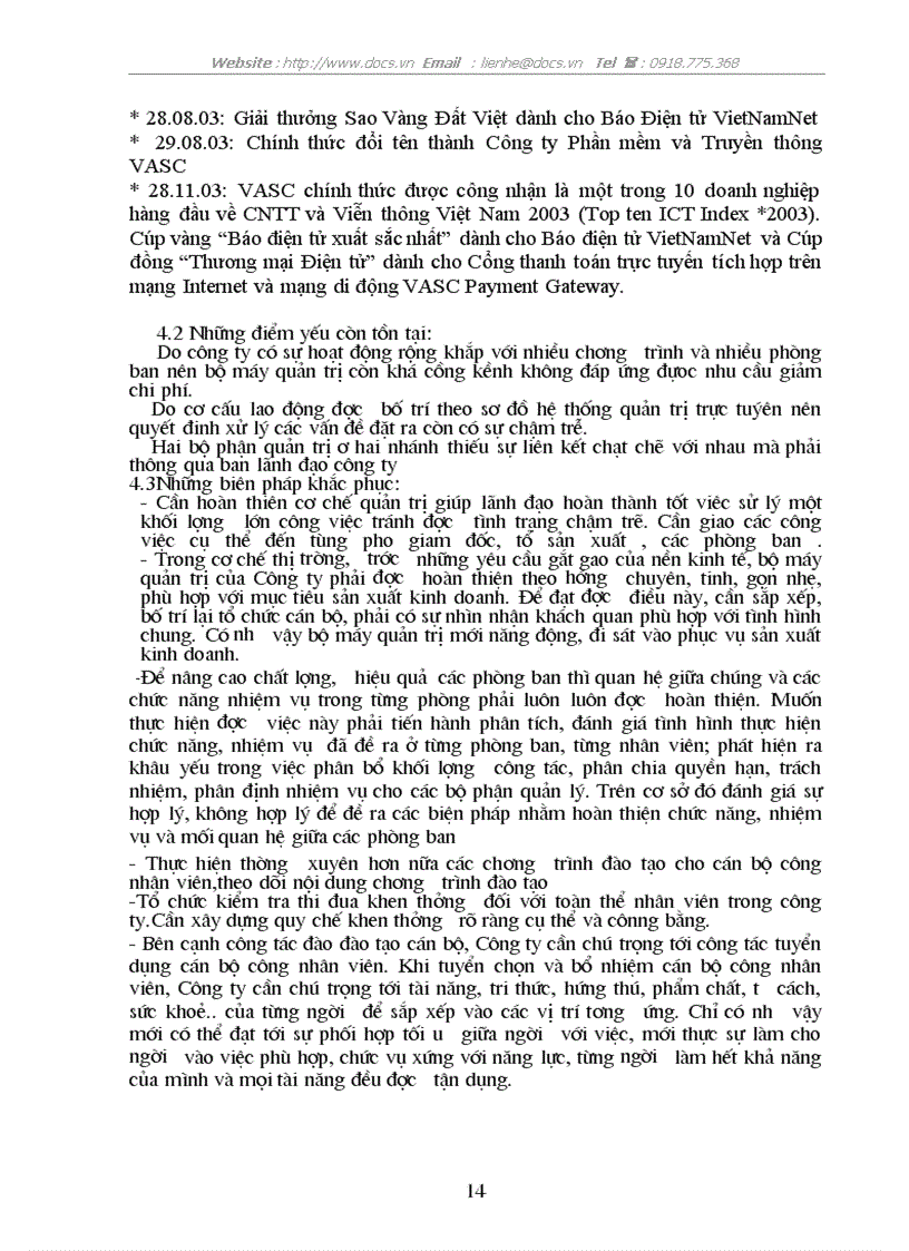 image for page Việc lựa chọn cơ cấu tổ chức và mức độ phù hợp của cơ cấu tổ chứ với chiến lược mà công ty phần mềm và truyền thông VASC theo đuổi