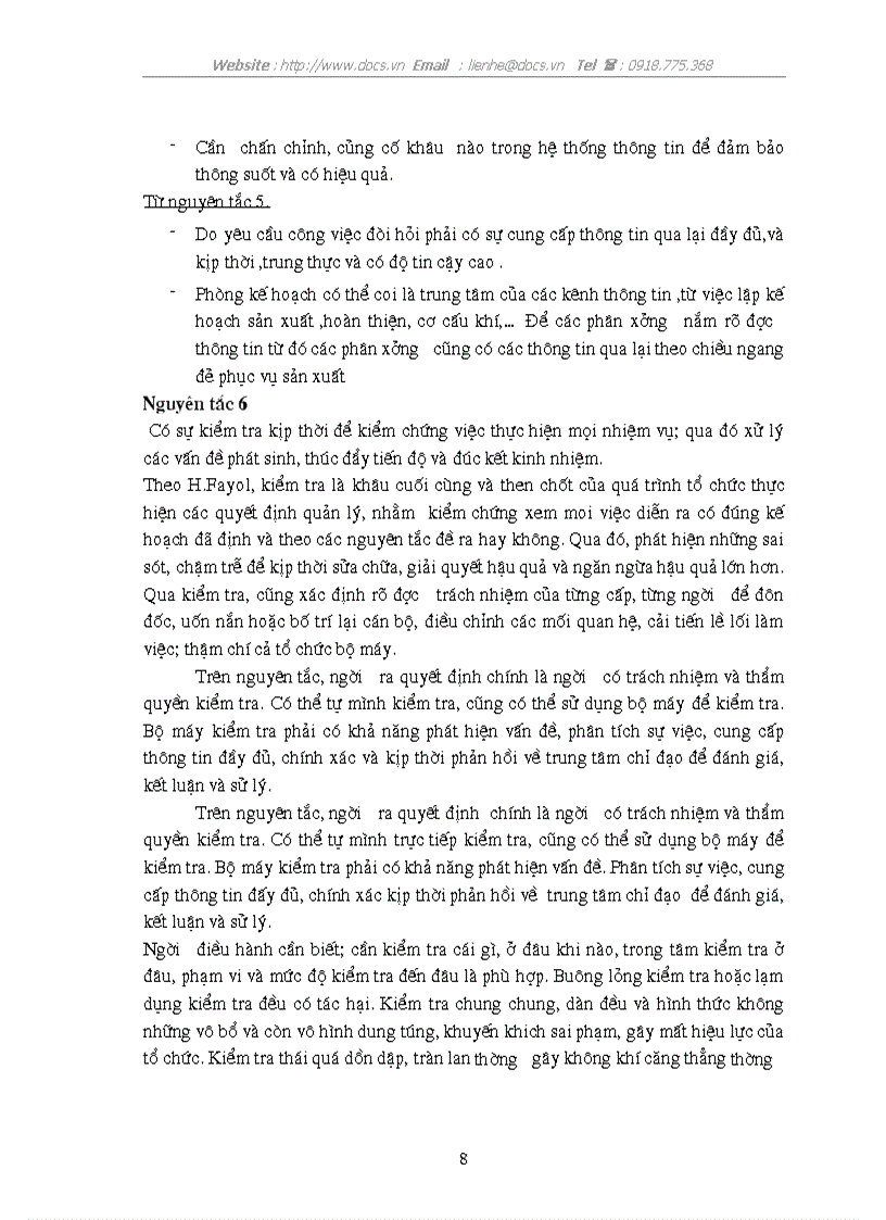 image for page Tám nguyên tắc cơ cấu bản của quản lý và mối liên hệ biện chứng với thực tế các doanh nghiệp