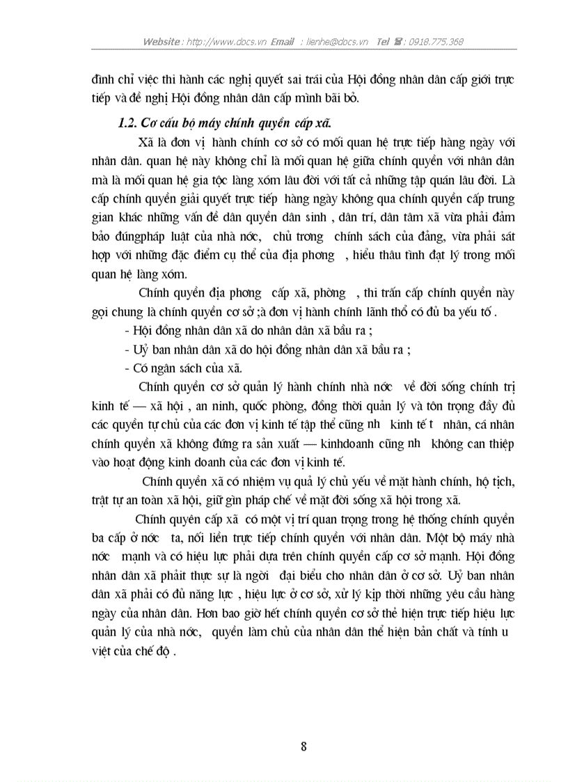 image for page Đổi mới cơ cấu tổ chức bộ máy quản lý nâng cao hiệu lực hành chính nhà nước cấp xã