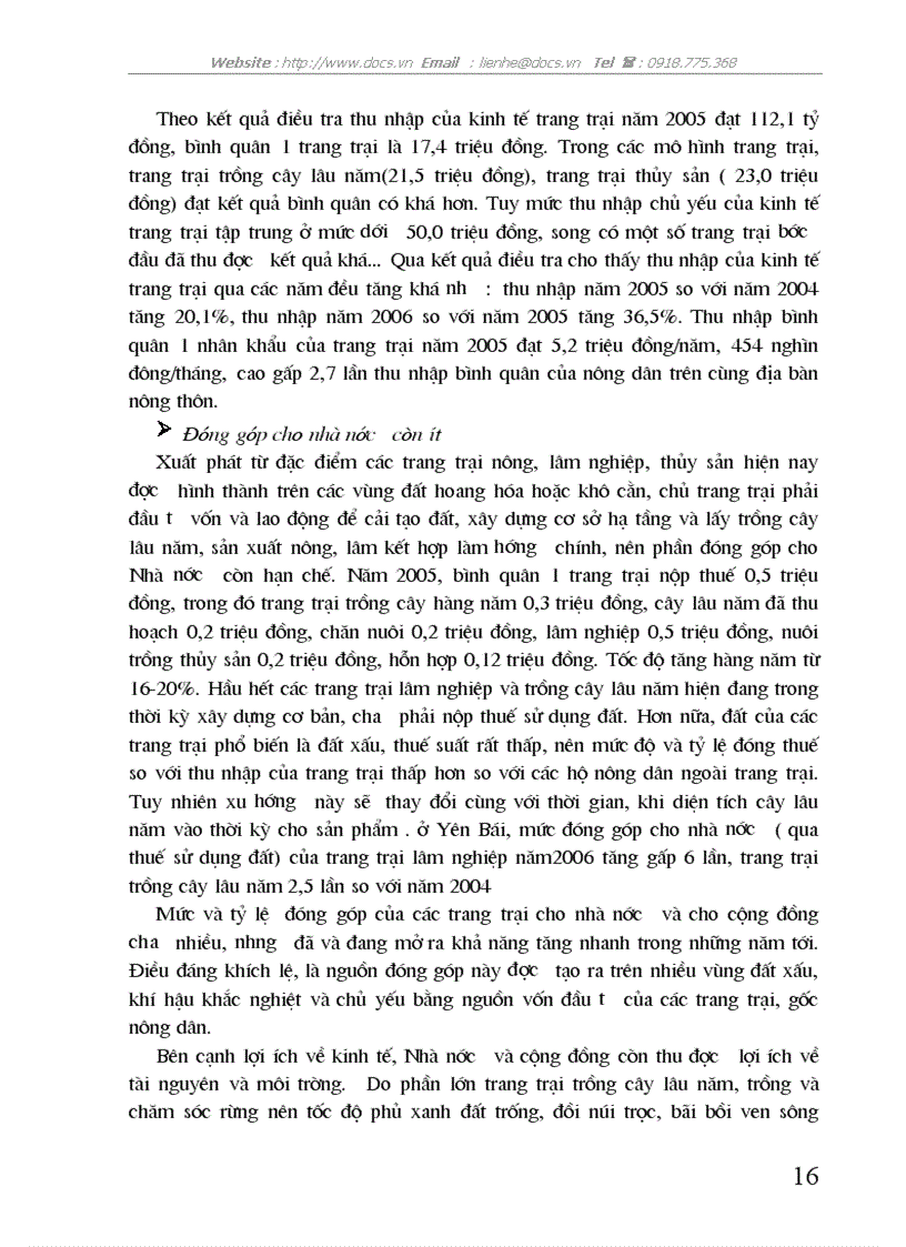 image for page Vấn đề phát triển kinh tế trang trại vùng trung du và miền núi phía bắc thực trạng và giải pháp