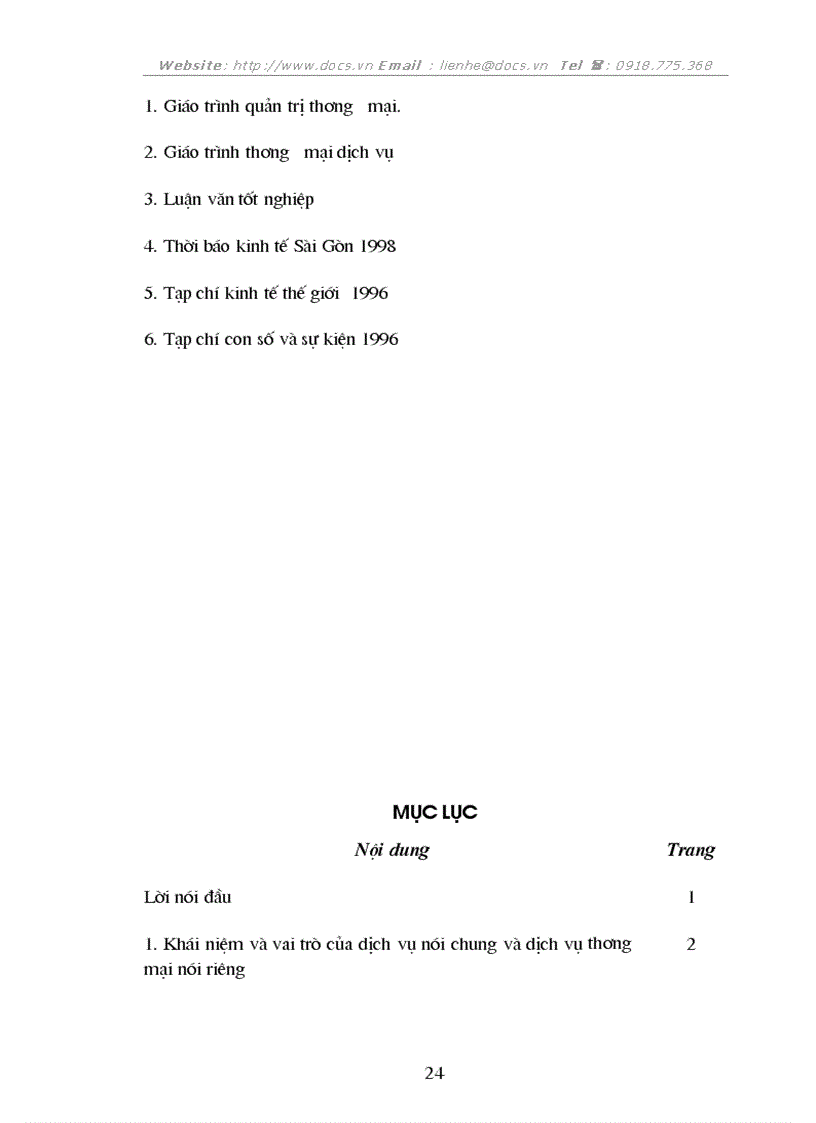 image for page Dịch vụ thương mại và các biện pháp phát triển thương mại dịch vụ