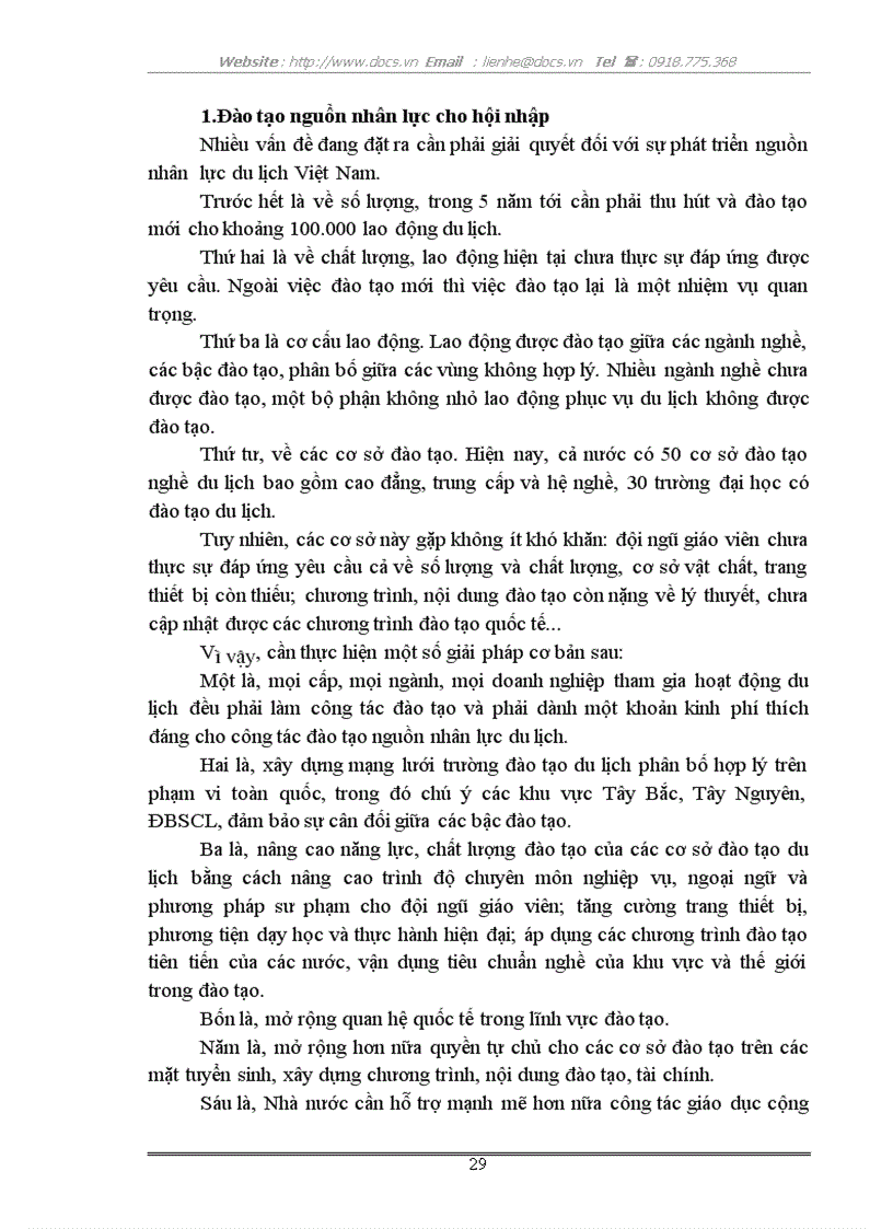 image for page Những tác động của việc gia nhập wto tới ngành du lịch việt nam