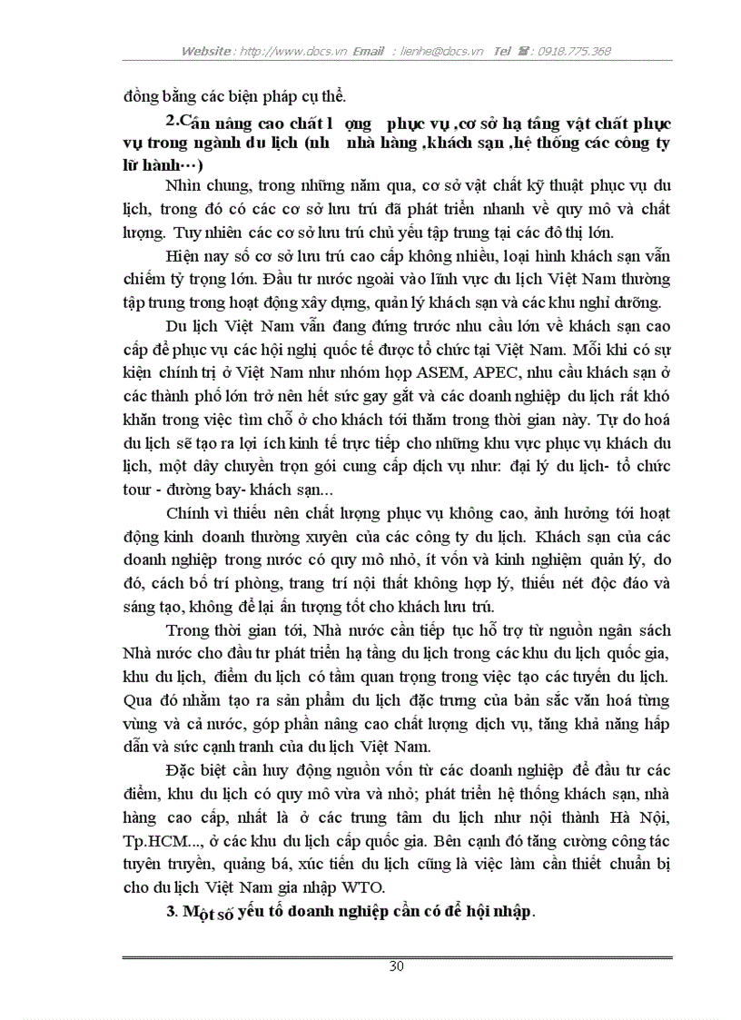 image for page Những tác động của việc gia nhập wto tới ngành du lịch việt nam