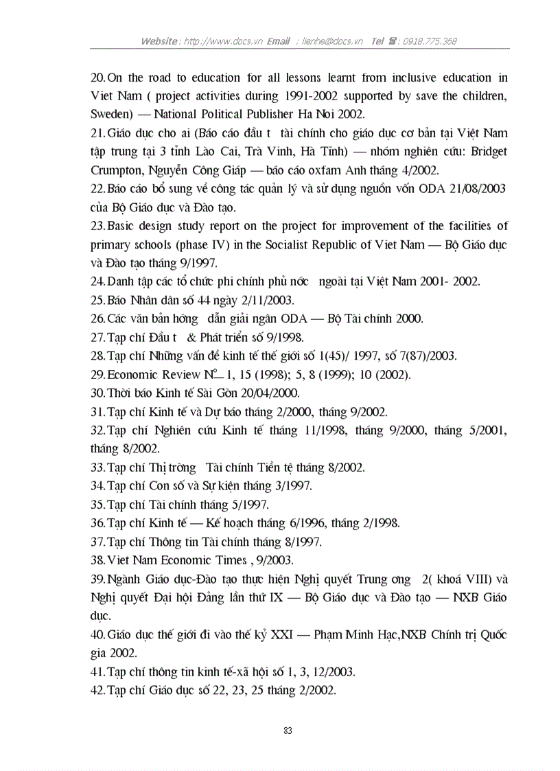 image for page 1số giải pháp nhằm tăng cường khả năng thu hút sử dụng nguồn vốn ODA cho ngành giáo dục ở VN trong thời gian tới