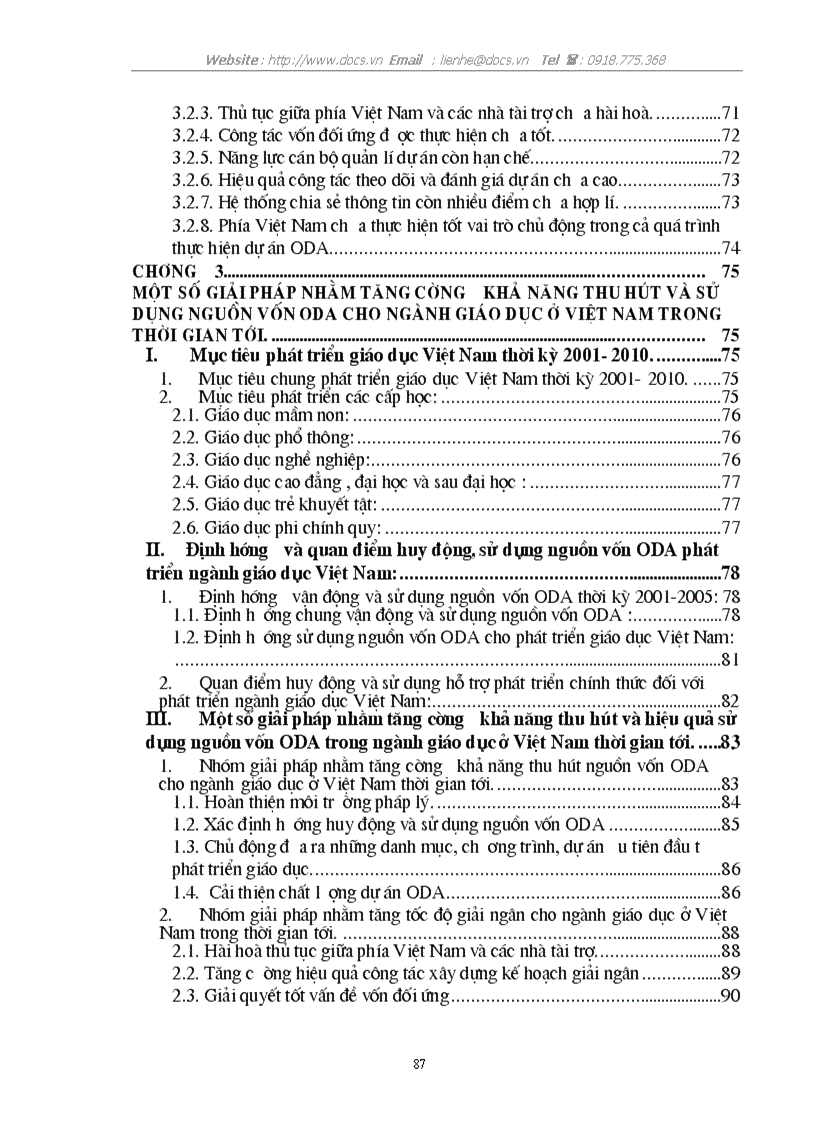 image for page 1số giải pháp nhằm tăng cường khả năng thu hút sử dụng nguồn vốn ODA cho ngành giáo dục ở VN trong thời gian tới