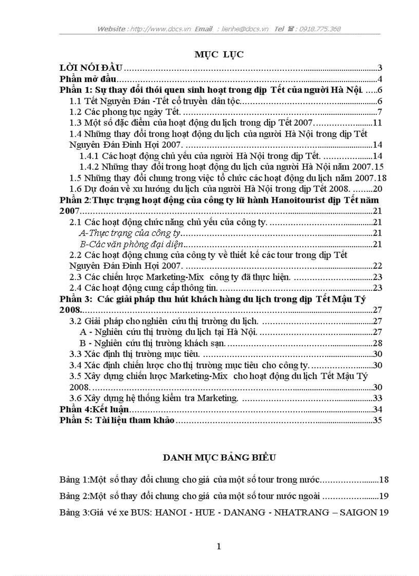 image for page Các giải pháp thu hút khách hàng Hà Nội đi du lịch trong dịp Tết Mậu Tý 2008 của công ty lữ hành Hanoitourist