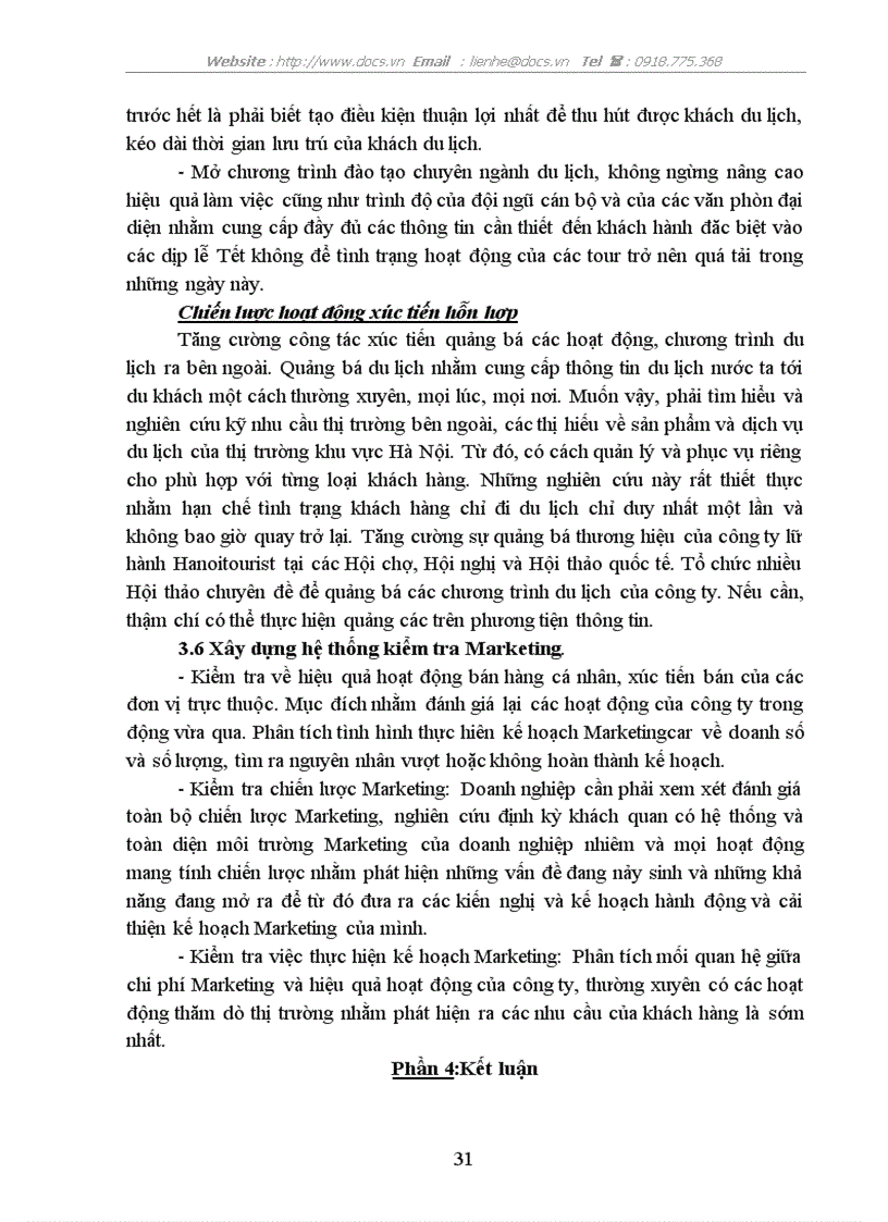 image for page Các giải pháp thu hút khách hàng Hà Nội đi du lịch trong dịp Tết Mậu Tý 2008 của công ty lữ hành Hanoitourist