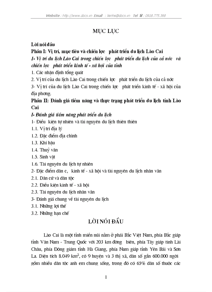 image for page Tiềm năng thực trạng phát triển du lịch tỉnh Lào Cai