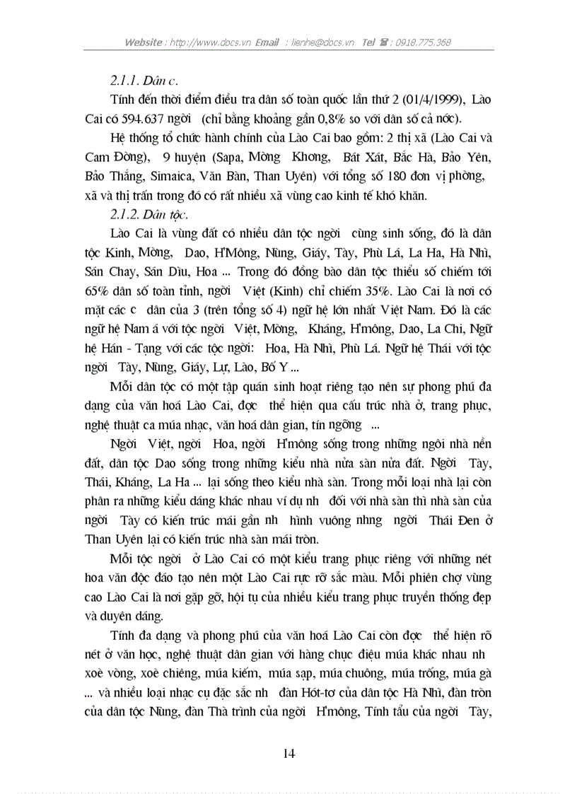 image for page Tiềm năng thực trạng phát triển du lịch tỉnh Lào Cai