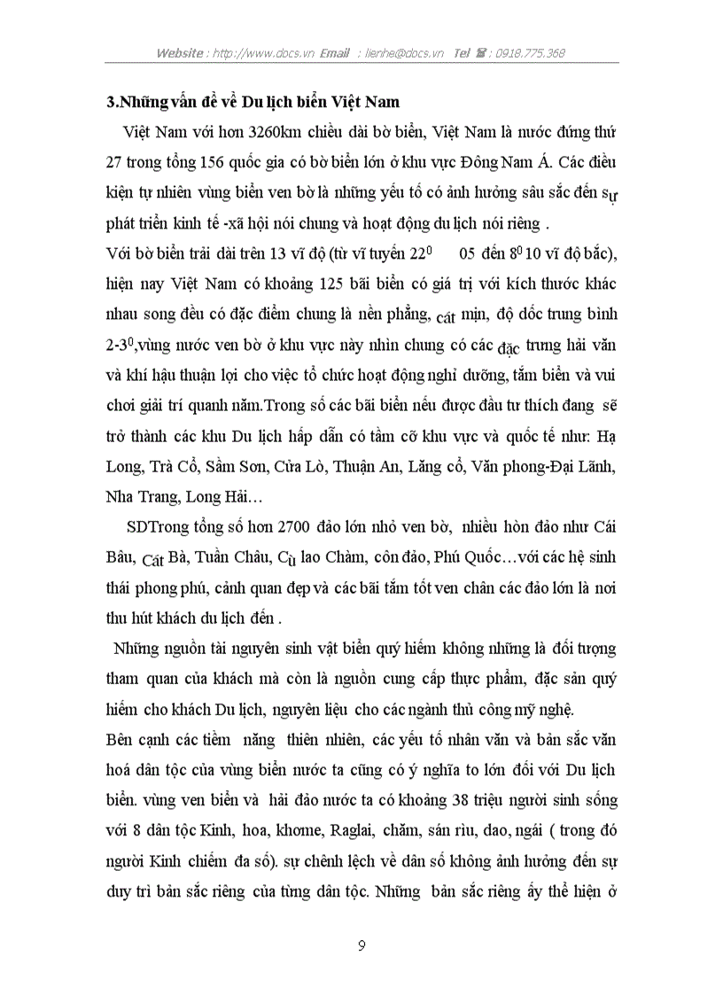 image for page Thực trạng về phát triển du lịch biển ở Đồ Sơn Hải Phòng