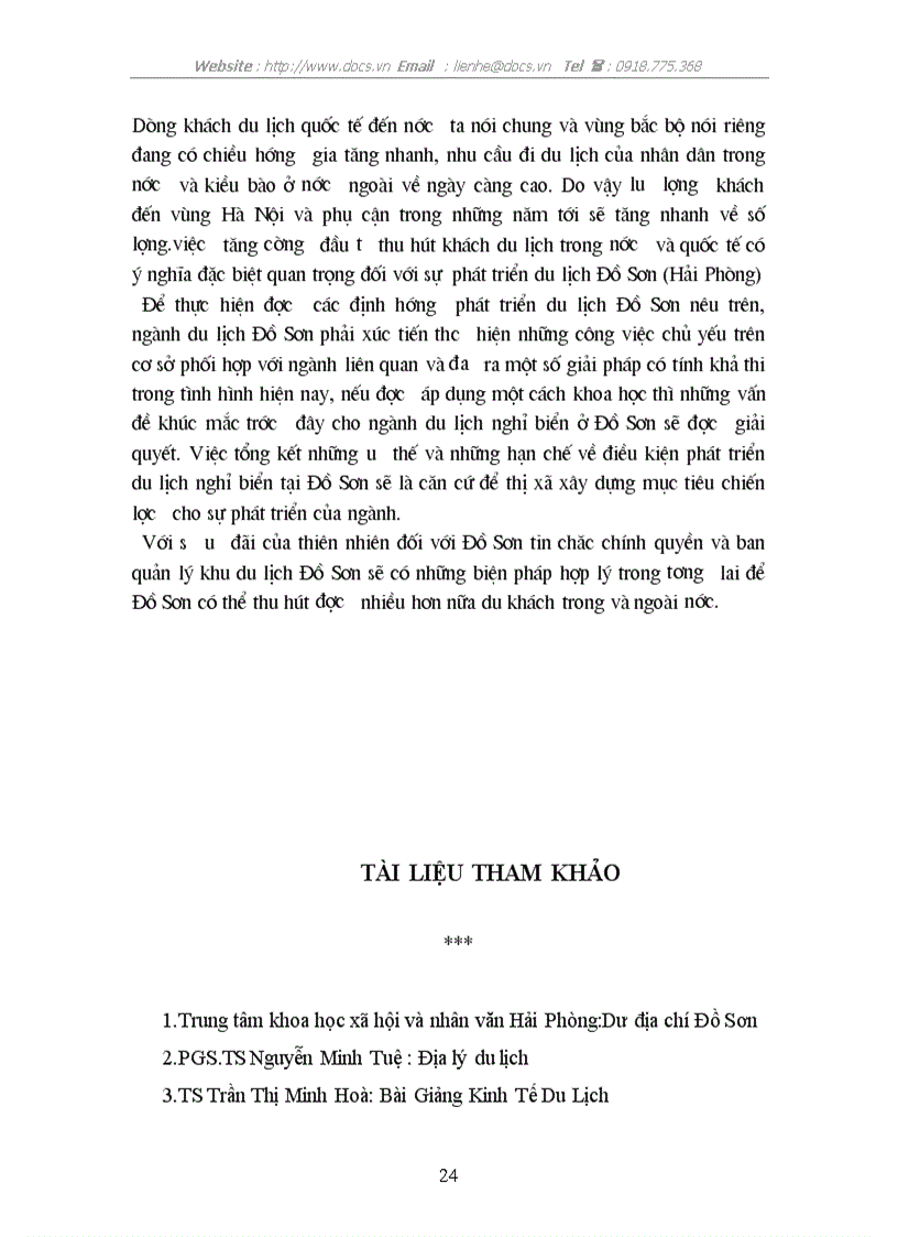image for page Thực trạng về phát triển du lịch biển ở Đồ Sơn Hải Phòng