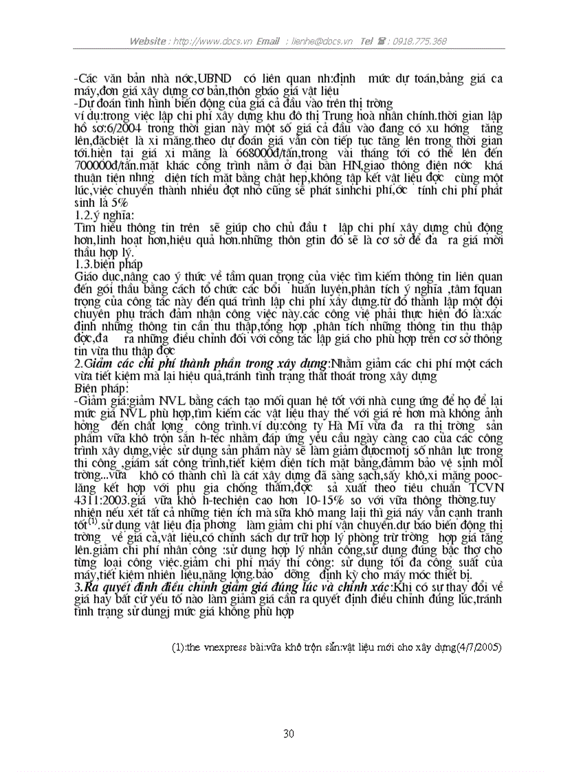 image for page Lập và quản lý chi phí dự án đầu tư xây dựng trong các khi đô thị